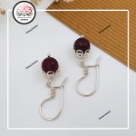 گوشواره نقره با سنگ عقیق - Image 2