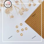 حلقه چه استیل طلایی