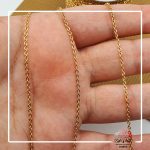 زنجیر استیل طلایی سایز 0.4 - Image 2