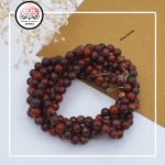 ریسه سنگ جاسپر قرمز سایز هشت