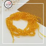 ریسه سنگ سیترین شفاف سایز 6