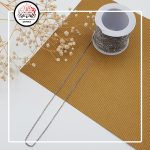 زنجیر استیل دیپلمات نقره ای سایز 0.3