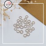 واشر میان کاری نقره عیار 925 قطر 8.2 میلیمتری