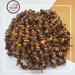 ریسه چشم ببر قهوه ای تراش دفرمه