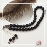 تسبیح عقیق مشکی