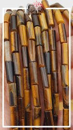 ریسه چشم ببر قهوه ای استوانه ای 13 در 4 میلیمتر - Image 2