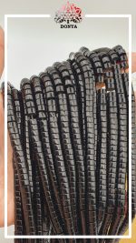 ریسه عقیق مشکی رینگی 6 در 3 میلیمتر - Image 2