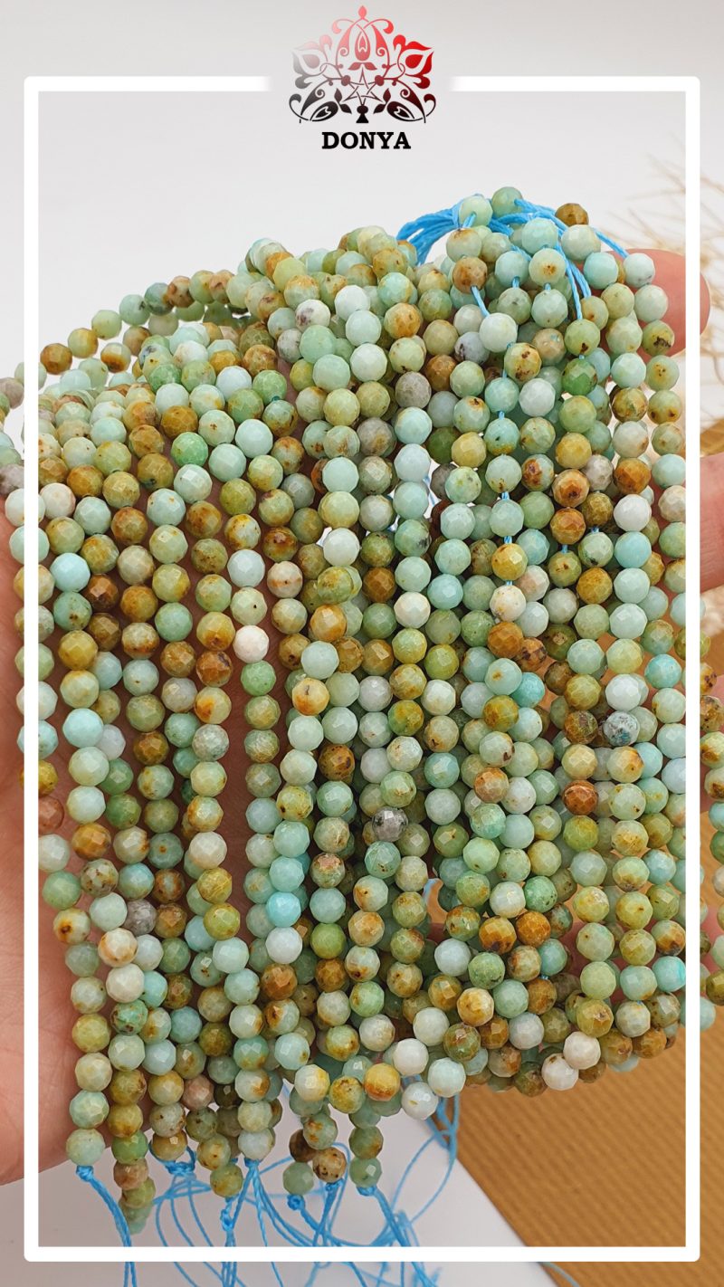 ریسه آمازونیت سایز 4 جواهری - Image 2