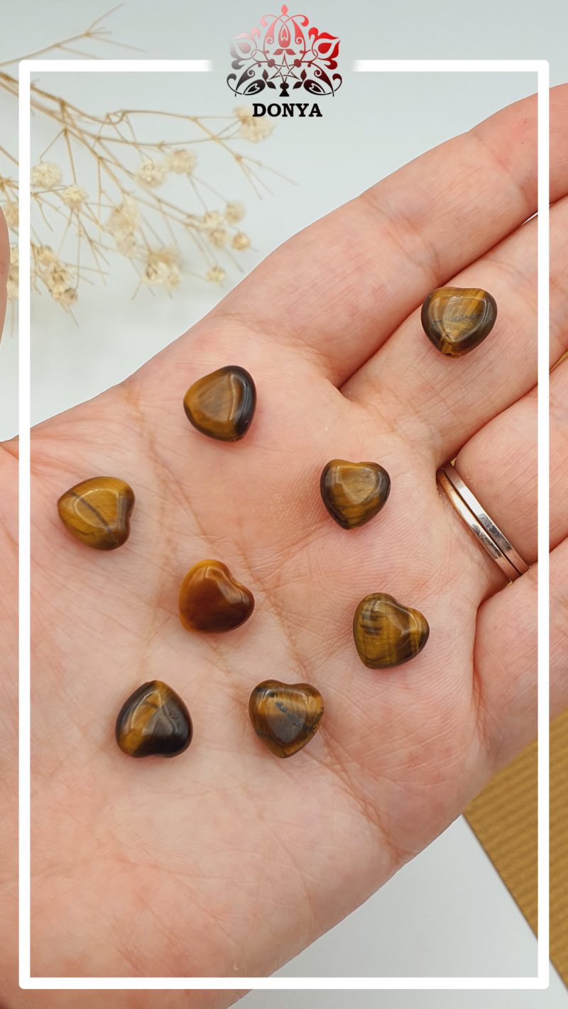 میانکاری چشم ببر قهوه ای تراش قلب - Image 2