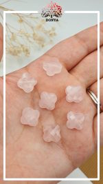 سنگ میانکاری رزکوارتز چهارپر تراش دار - Image 2