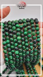 ریسه سنگ چشم ببر سبز سایز 8 - Image 2