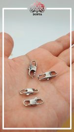 قفل کارتیه استیل نقره ای - Image 2