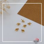 میخ بالا آویز استیل طلایی