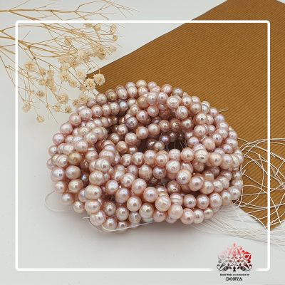 ریسه مروارید پرورشی شبه گرد 8 میل پوست پیازی