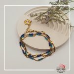 گردنبند گل و عقیق