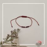 دستبند نقره گارنت