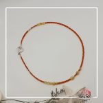 گردنبند نقره عقیق و سیترین - Image 2