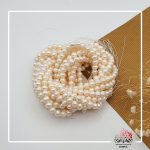 ریسه مروارید پرورشی سایز 6 سفید کد 0901