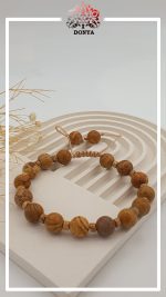 دستبند سنگ جاسپر خاکی - Image 2