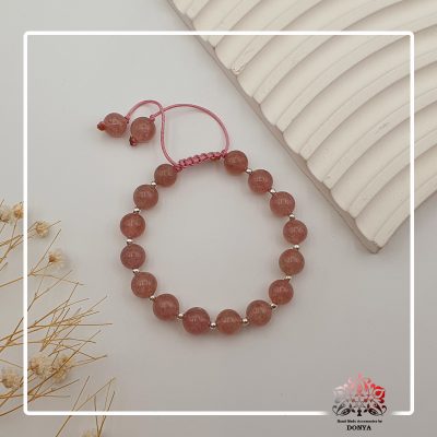 دستبند سنگ چری کوارتز