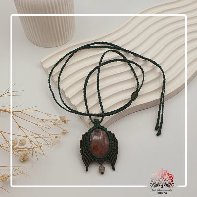 رولباسی عقیق خزه ای