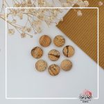 میانکاری سنگ جاسپر خاکی دایره ای