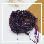 سنگ آمیتیسیت تناژ پررنگ سایز 8 رگه دار کد 15